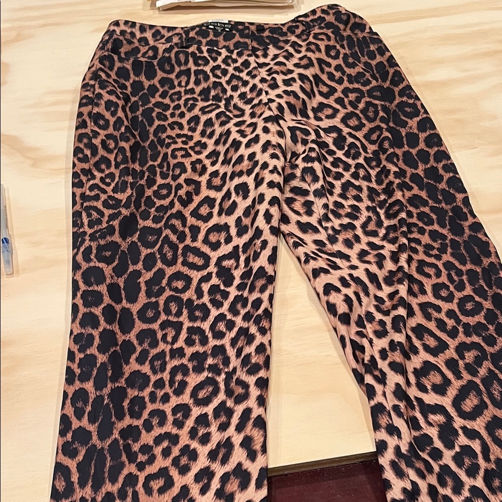 Bebe Animal Print Trousers